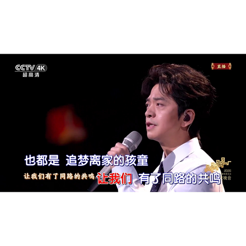 李健人间共鸣MP4原版伴奏春晚