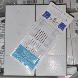 混发 赠送带割刀穿线器 蓝卡24号新老包装 法国DMC十字绣针