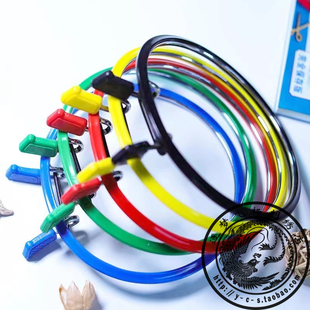 Nurge土耳其原装进口十字绣兔耳朵圆形绣绷子红黄蓝绿黑大中小号