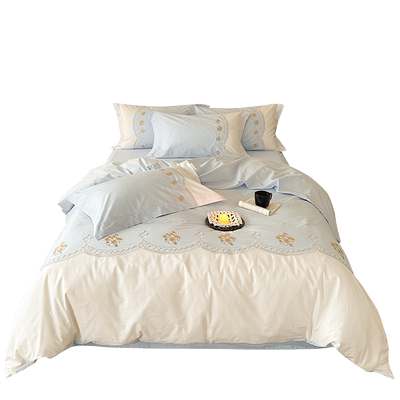 A类100支新疆长绒棉四件套高级感