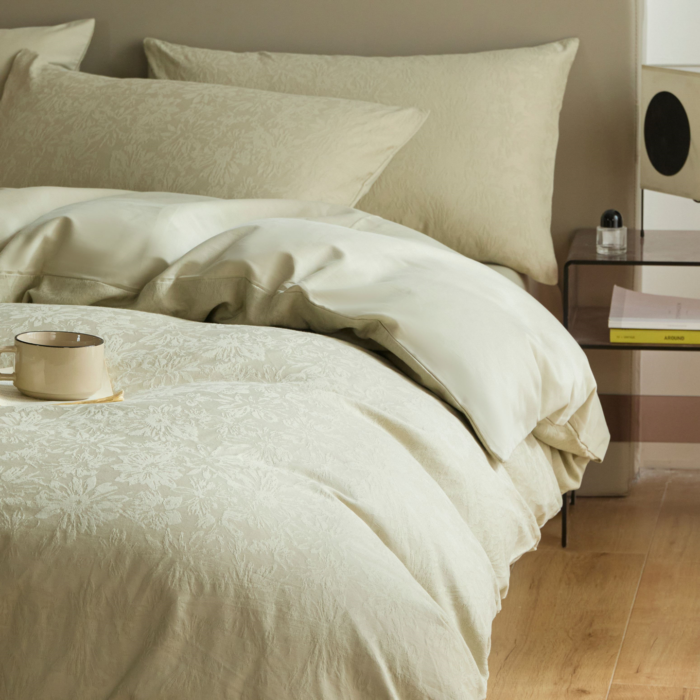 A类母婴级纯棉提花四件套磨毛