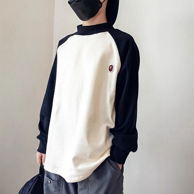 儿童纯棉羊绒磨毛打底衫保暖长袖