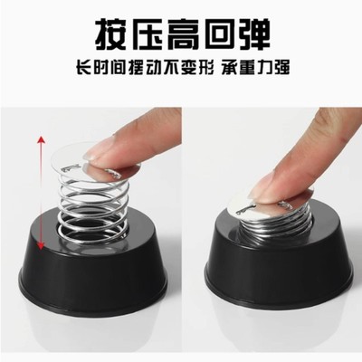 diy手工摆件车载弹簧车用配件公仔摇头娃娃弹簧创意底座车载香薰