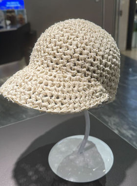 粥西西夏季布条手工编织帽