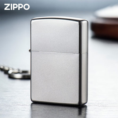 zippo打火机正品磨砂经典标志