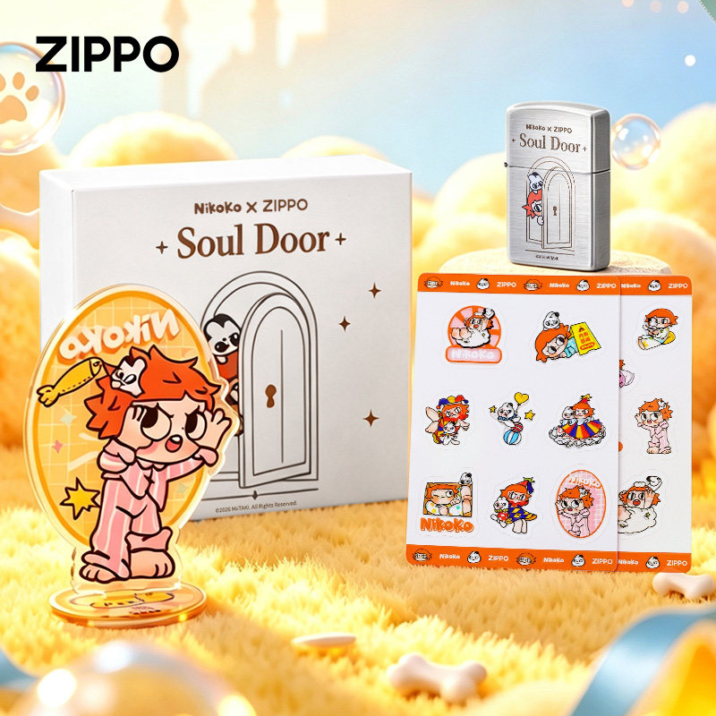 ZIPPO X MiiTAKI 米塔集Nikoko zippo打火机正品IP联名款灵门窥遇