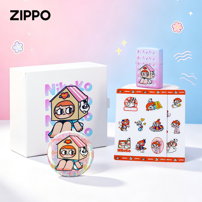 ZIPPO X MiiTAKI米塔集Nikoko zippo打火机正品IP联名款 幻屋栖梦
