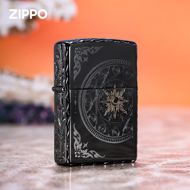 zippo打火机十二星罗盘
