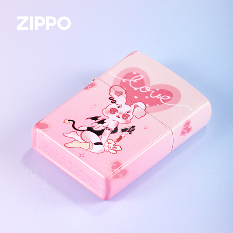 zippo打火机魅惑兔女郎官方旗舰正品芝宝防风煤油 彩印个性送男友