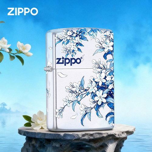 zippo正版打火机青枝茉莉