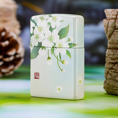 ZIPPO打火机彩印春和景明官方旗舰正品防风火机 送男朋友礼情人节