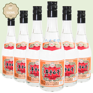 牟平白干瓜干酒薯香型纯地瓜干白酒60度 480ML*6瓶 1整箱烟台特产