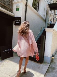 多色 纯色简约慵懒白衬衫 HS7901 慵懒 HORASORA