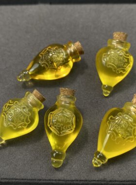 哈利波特魔法药水瓶子天然蜜蜡吊坠精油瓶项链送男女友闺蜜礼物