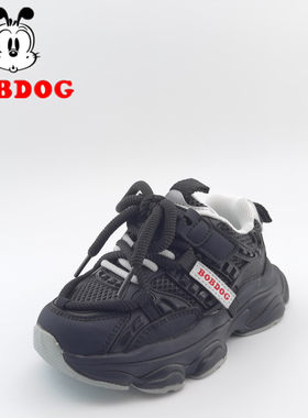 巴布豆实体店正品BOBDOG男女童鞋11343132994时尚休闲鞋26-30