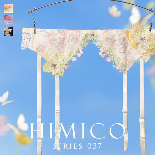 HIMICO立体刺绣蕾丝性感吊带袜