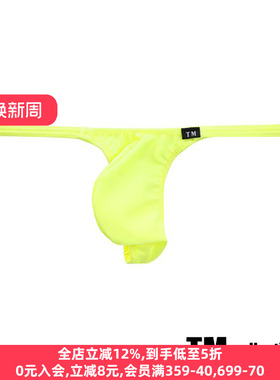TM collection男士内裤日本制弹力紧身性感细带荧光低腰丁字T裤