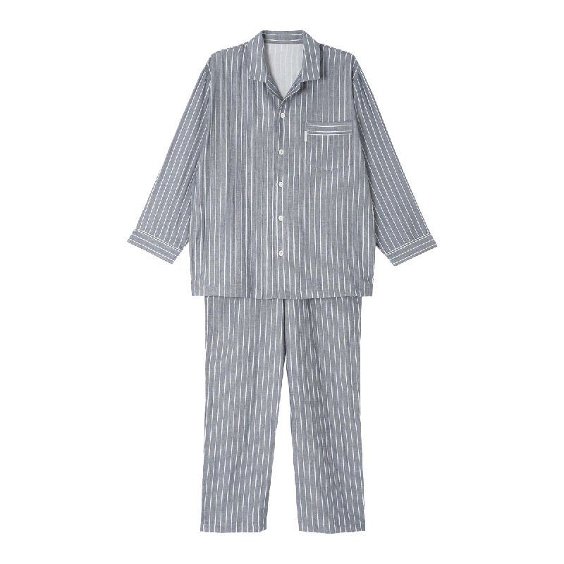 居家服纯棉睡衣华歌尔舒适男