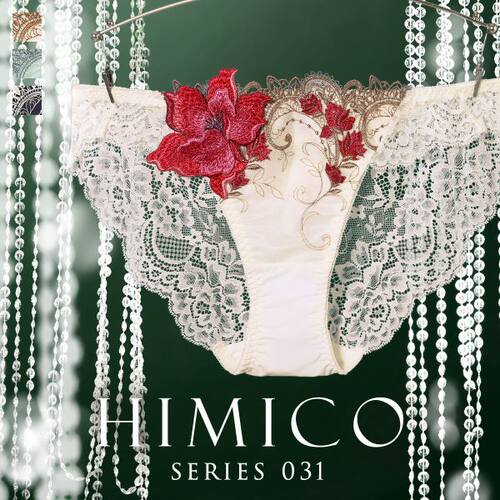 HIMICO重工刺绣透肤蕾丝性感内裤
