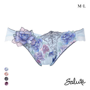 华歌尔Salute内裤女薄款透气无痕重工刺绣蕾丝性感低腰三角裤23G