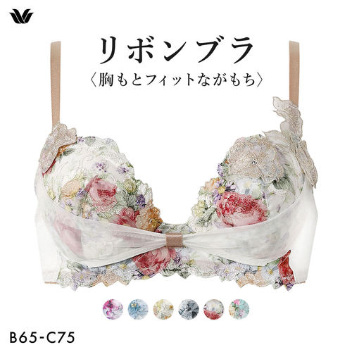 华歌尔聚拢显大收副乳性感文胸