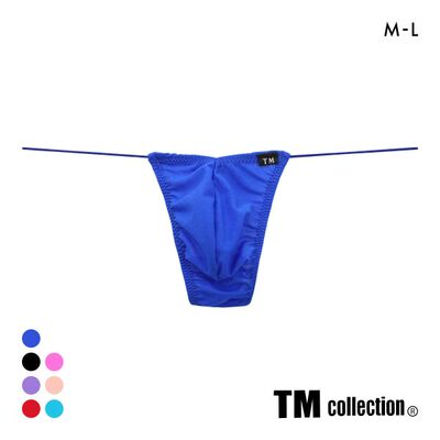 TM collection男士内裤日本制超薄网纱透气性感极细低腰丁字T裤