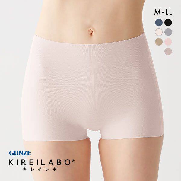 郡是GUNZE内裤女日本制柔软透气保湿一片式无痕薄款高腰平角裤