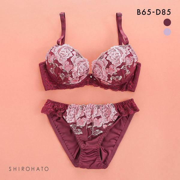 詩蘿涵朵性感刺繡聚攏文胸套裝