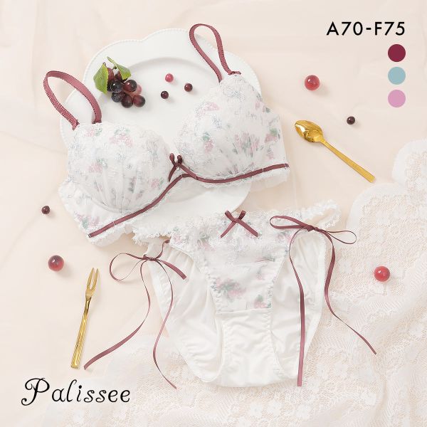 小胸集中聚攏蕾絲邊性感文胸套裝