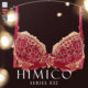 HIMICO内衣女聚拢显大收副乳重工刺绣蕾丝性感新年红色文胸罩032