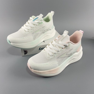 鹭威网面鞋女2026夏新款镂空透气圆头轻便减震学生百搭运动休闲鞋