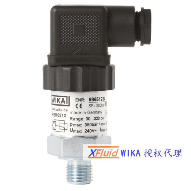 德国WIKA 威卡紧凑型压力开关 PSM02 1-16bar 3-320bar 现货库存