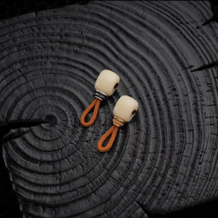 天然驼骨三通分体式镀银镀8K金塔手串手持108搭配DIY精工文玩配饰