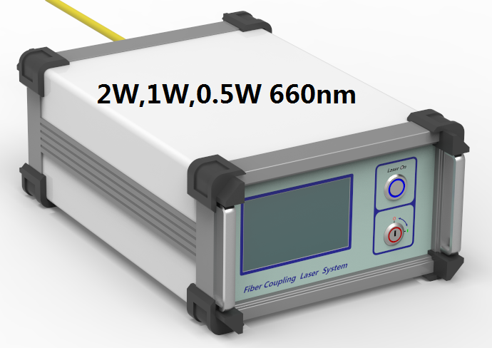 660nm激光器实验光纤耦合输出