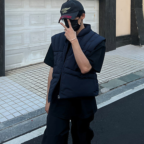 美式百搭cleanfit羽绒马甲