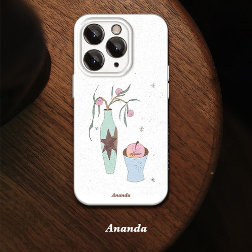 原创高级韩系小众手机壳iphone14promax新款苹果16菲林全包软保护套花瓶苹果11平平安安12不撞壳11plus防摔15