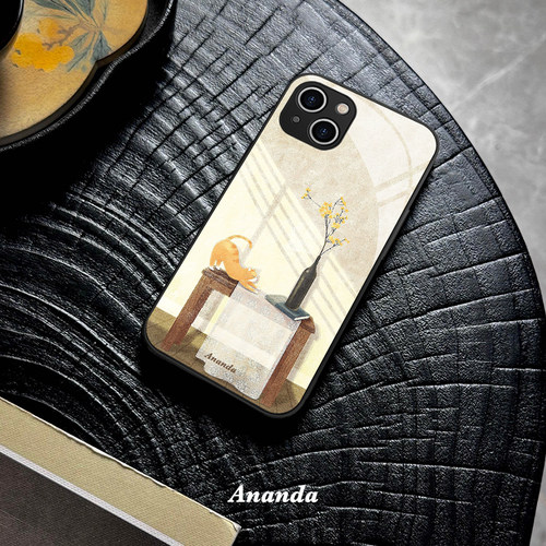 国风手机壳适用苹果16猫咪iphone15promax小米14华为mate60pro荣耀pura70全包套nova12古风oppo一加vivo玻璃9