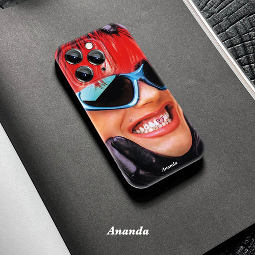 复古墨镜Y2K手机壳iphone16promax手机壳小众设计苹果15promax保护壳新15Pro个性14Pro全包软壳全包菲林软壳