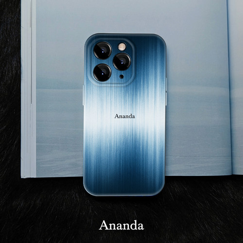 侘寂蓝新中式简约小众适用苹果iphone15Promax手机壳iPhone14Pro菲林软套13pro防滑12mini全包11高级不撞款新