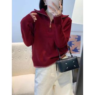 冬装 2025年新款 含羊绒纯色长袖 定制100羊毛衫