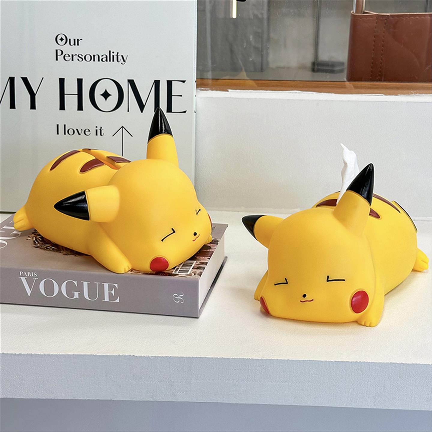创意可爱皮卡丘纸巾盒客厅高级感
