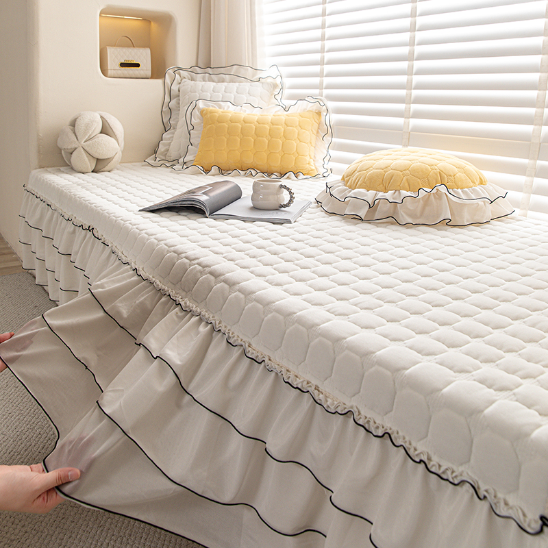 飘窗垫窗台垫裙摆款可机洗