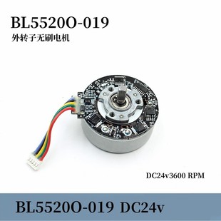 BL5520O-019稀土磁外转子支持pwm调速正反转筋膜枪无刷电机DC24V