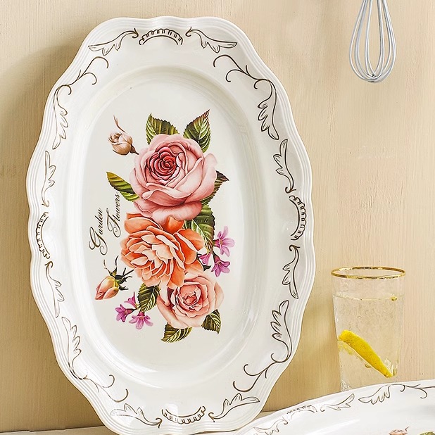 北欧轻奢密胺水杯托盘客厅