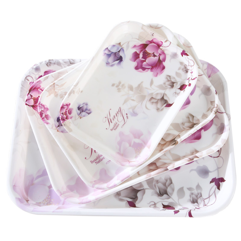 家用塑料酒店客厅创意欧式茶盘