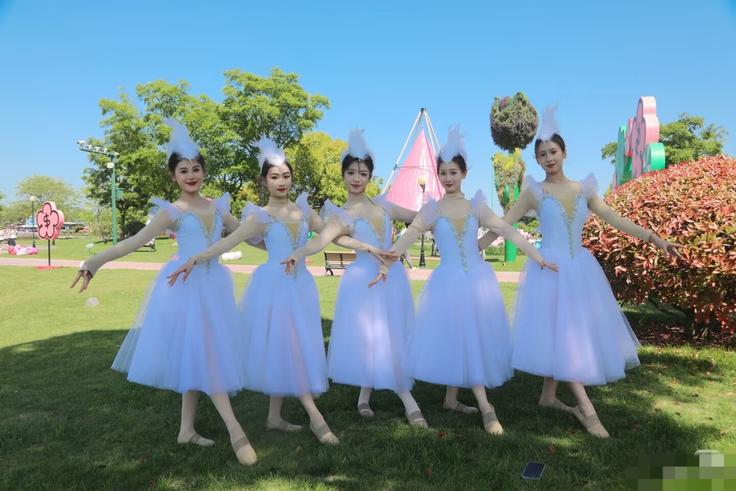芭蕾演出服成人舞裙比赛仙女表演裙白色专业篷篷裙长纱裙芭蕾舞裙