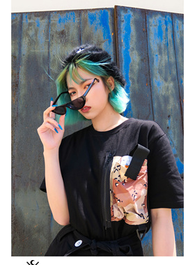 Moon.Wang 18 ss SOCIAL CARD 短袖 tee 互联网 社交 潮流 街头