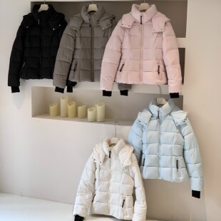 2026新款超好看轻薄修身羽绒棉服女连帽短款保暖情侣冬外套女
