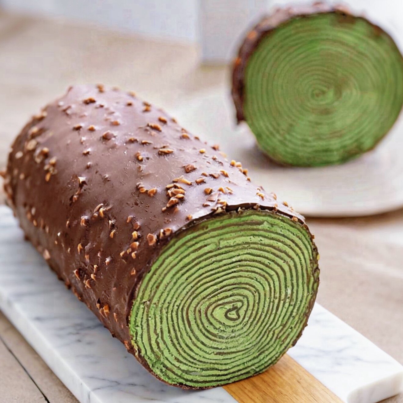 微甜即食手工现做树桩年轮巧克力脆皮抹茶毛巾卷千层蛋糕甜品零食,零食/坚果/特产,千层/慕斯蛋糕,淘宝优惠券,粉丝福利购,淘宝优惠卷