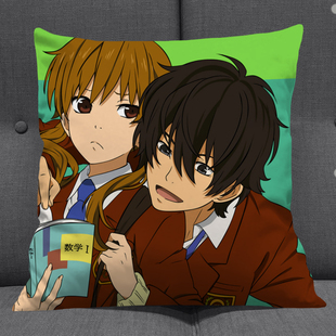 邻座的怪同学动漫周边抱枕水谷雫吉田春夏目朝子正方形靠垫现货